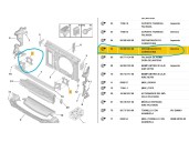 Replacement front right bumper bracket for Citroën DS5 2.0 HDi FAP OEM IAM reference 9800655380 9800655380 