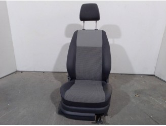 Recambio de asiento delantero derecho para volkswagen caddy ka/kb (2c) 1.6 tdi referencia OEM IAM 6Q4881106DA TELA GRIS CON MARC