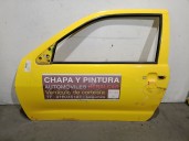 Replacement front left door for Seat Ibiza (6K1) 1.4 OEM IAM reference 6K3831051C YELLOW LABELED 3 DOORS