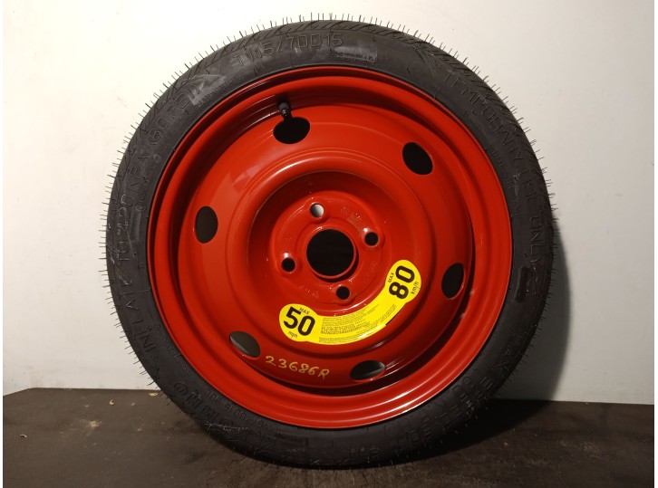 Recambio de neumatico repuesto para hyundai i20 i (pb, pbt) 1.2 referencia OEM IAM 529104P900 T11570D1590L KUMHO