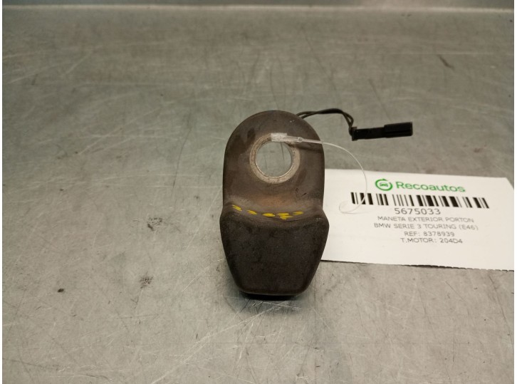 Recambio de maneta exterior porton para bmw serie 3 touring (e46) 2.0 16v diesel cat referencia OEM IAM 8378939 