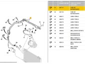 Replacement air conditioning pipes for Citroën C4 Saloon 1.6 16V CAT (NFU / TU5JP4) OEM IAM reference 9658201280 647741 