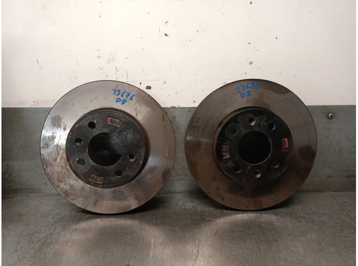 Recambio de disco freno delantero para kia rio iv (yb, sc, fb) 1.2 cvvt referencia OEM IAM 51712C8000 51712C8000 