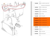 Recambio de tubos aire acondicionado para seat alhambra (710, 711) 1.4 tsi referencia OEM IAM 7N0816741C 7N0816741C 