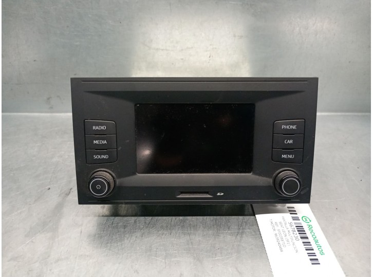 Recambio de pantalla multifuncion para seat leon (5f1) 1.6 tdi referencia OEM IAM 5F0035871D 5F0035871D 