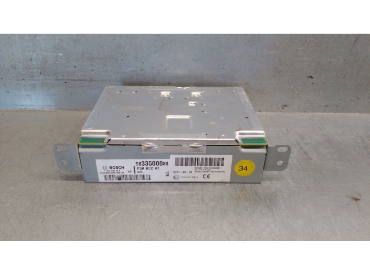 Recambio de sistema audio / radio cd para citroën c3 iii (sx) 1.2 puretech 82 referencia OEM IAM 9833500080 1668484380 BOSCH