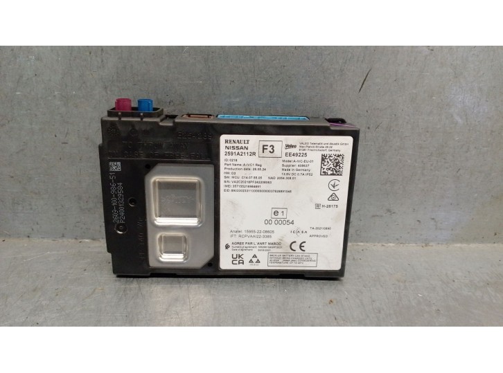 Recambio de modulo electronico para dacia sandero iii 1.0 tce 90 referencia OEM IAM 2591A2112R 2591A2112R VALEO