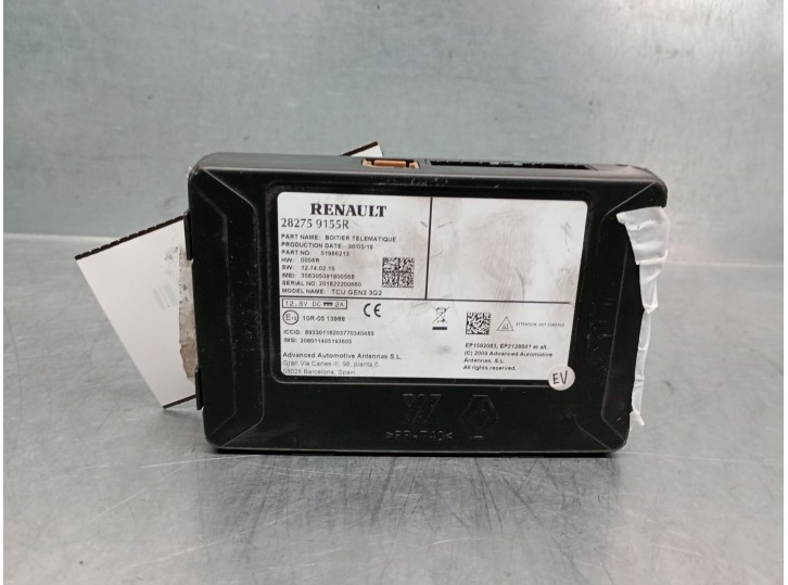 Recambio de modulo electronico para smart forfour hatchback (453) electric drive (453.091) referencia OEM IAM 282759155R  