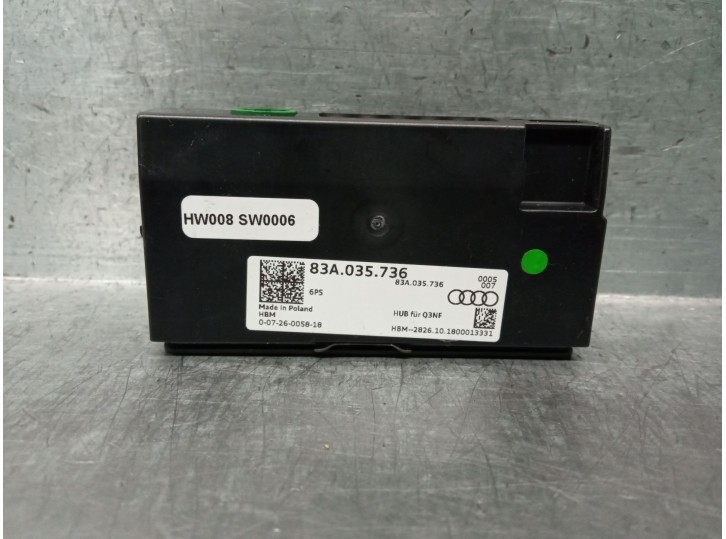 Recambio de modulo electronico para audi q3 (f3b) 35 tdi referencia OEM IAM 83A035736 HW008SW0006 
