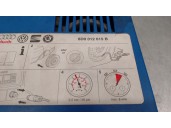 Recambio de util rueda repuesto para volkswagen touran (1t1) 1.9 tdi referencia OEM IAM 8D0012615B 