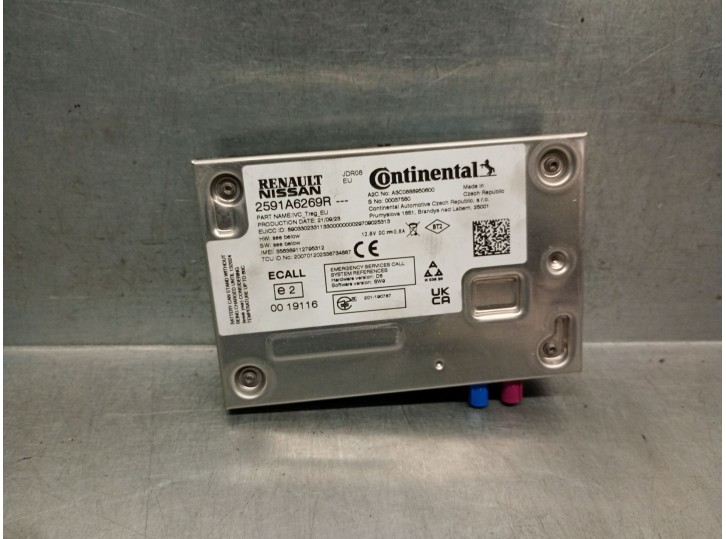 Recambio de modulo electronico para dacia sandero iii 1.0 tce 90 referencia OEM IAM 2591A6269R  A3C0888950600 CONTINENTAL