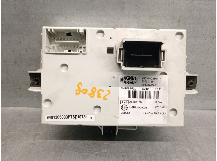 Recambio de caja reles / fusibles para alfa romeo giulietta (191) 1.6 jtdm cat referencia OEM IAM 50520758  MAGNETI