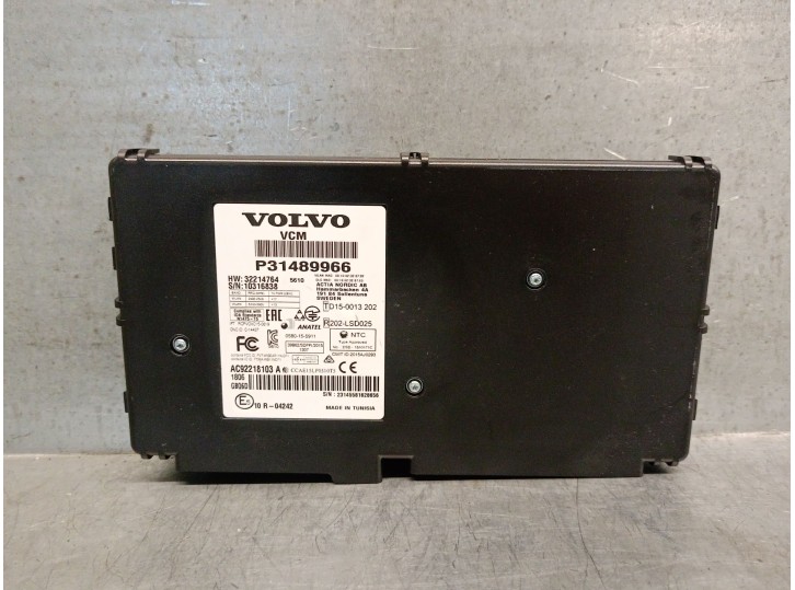 Recambio de modulo electronico para volvo xc40 (536) d4 awd referencia OEM IAM 31489966 ANATEL