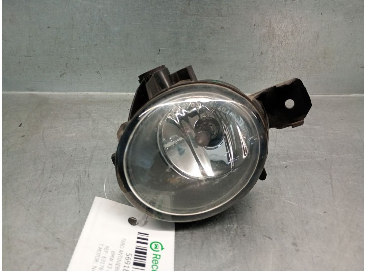 Recambio de faro antiniebla izquierdo para bmw x3 (e83) 2.0d referencia OEM IAM 63176924655 63176924655 