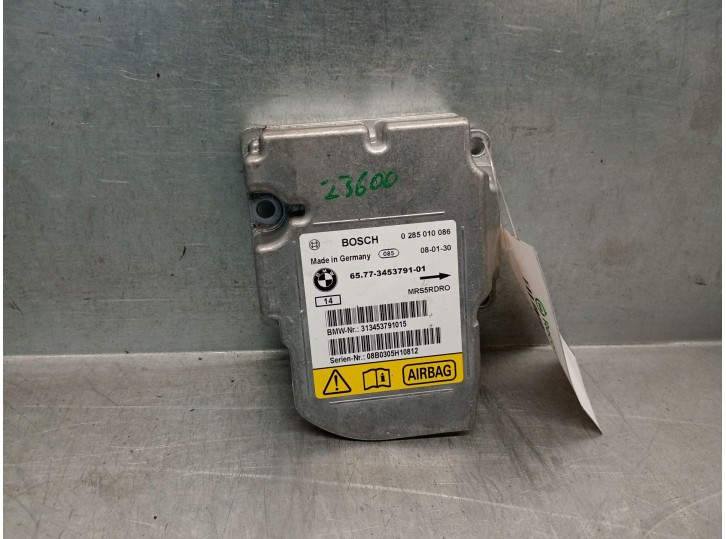 Recambio de centralita airbag para bmw x3 (e83) 2.0d referencia OEM IAM 65773453791  0285010086 BOSCH