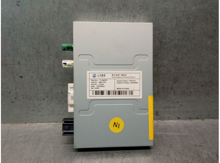 Replacement electronic module for MG ZS SUV (AZS1) 1.0 T-GDI OEM IAM reference 11148767 544960883 