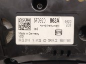 Recambio de cuadro instrumentos para seat leon (5f1) 1.6 tdi referencia OEM IAM 5F0920863A 5F0920863A VDO