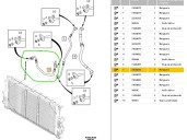 Recambio de tubos aire acondicionado para volvo xc40 (536) d4 awd referencia OEM IAM 31694878 31694878 