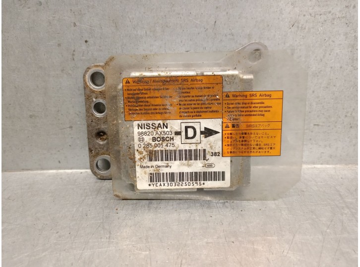 Recambio de centralita airbag para nissan micra (k12e) 1.4 cat referencia OEM IAM 98820AX503  BOSCH