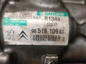 Recambio de compresor aire acondicionado para peugeot 207 16v cat (kfu / et3j4) referencia OEM IAM 9651910980 6453QJ SANDEN