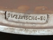 Recambio de llanta para nissan micra (k12e) 1.4 cat referencia OEM IAM 40300AX700 R1551/2JX15CH4-50 