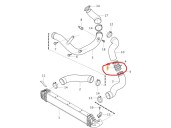 Replacement tube for Volvo XC60 I SUV (156) D5 AWD OEM IAM reference 30792884 30792884 