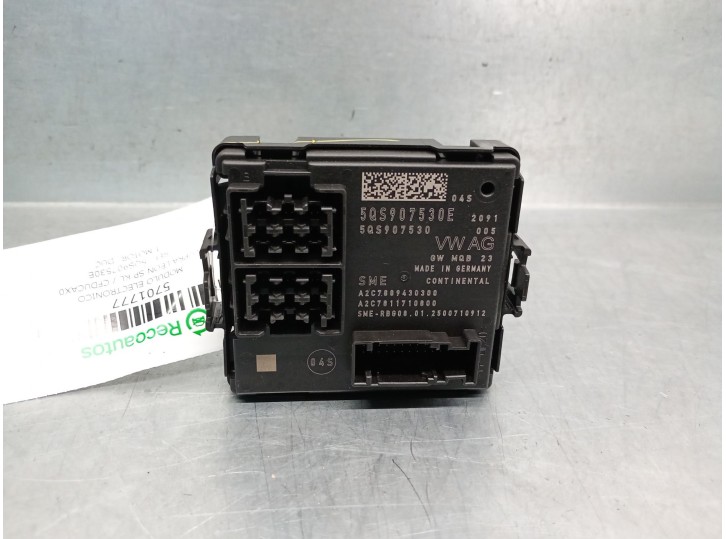 Replacement electronic module for Cupra Leon SP KL / CFDUCAX0 1.5 Leon SP e-hybrid200 OEM IAM reference 5QS907530E 