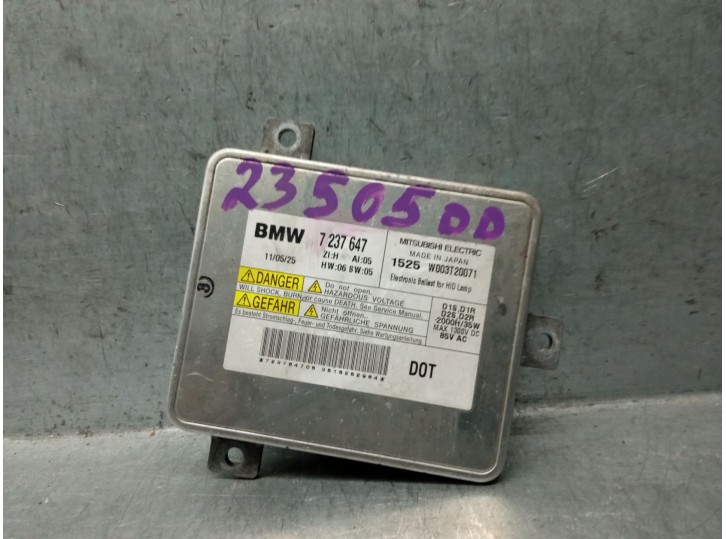 Recambio de centralita faros xenon para bmw 5 (f10) 530 d referencia OEM IAM 7237647 1525W003T20071 