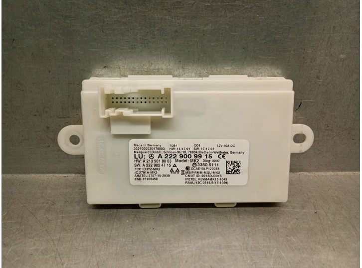 Recambio de modulo electronico para mercedes-benz glc (x253) 200 d 4-matic (253.916) referencia OEM IAM A2229009915 