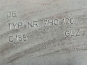 Recambio de tubo escape trasero para volkswagen t5 transporter/furgoneta 1.9 tdi cat (axb) referencia OEM IAM 7H0253609AC 7H0253