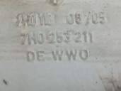 Recambio de tubo escape trasero para volkswagen t5 transporter/furgoneta 1.9 tdi cat (axb) referencia OEM IAM 7H0253609AC 7H0253