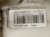 Recambio de aforador para bmw serie 1 lim. (f20) 2.0 turbodiesel referencia OEM IAM 7243972 16117243972 0580204019