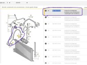Recambio de tubos aire acondicionado para volkswagen tiguan (5n) acdpcax0 1.5 110kw referencia OEM IAM 5QF816721AA 5QF816721AA 
