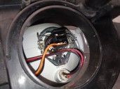 Replacement right headlight for MG series 75 (rj) 2.0 16v cdti OEM IAM reference 204D2 204D2 