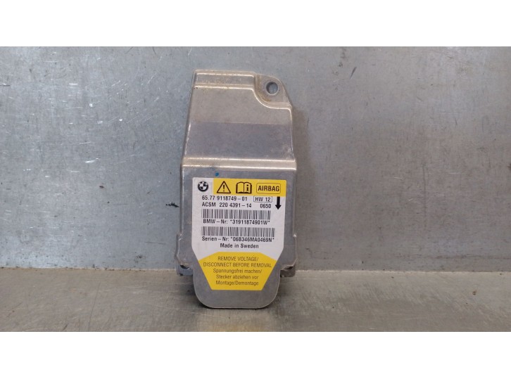 Recambio de centralita airbag para bmw 5 touring (e61) 525 i referencia OEM IAM 65779118749  220439114 ACSM