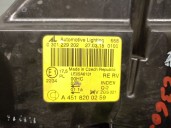 Recambio de faro derecho para smart coupe 1.0 cat referencia OEM IAM A4518200259 A4518200259 AUTOMOTIVE