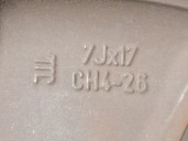 Recambio de llanta para citroën c3 ii (sc_) 1.6 hdi referencia OEM IAM 9671587277 R177JX17CH4-26 