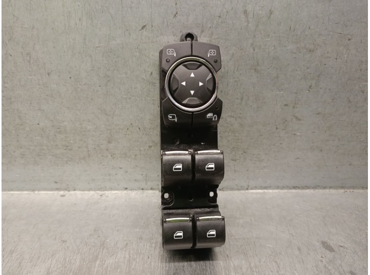 Replacement front left window regulator switch for Ford Mondeo V Sedan (CD) 2.0 Hybrid OEM IAM reference DG9T14540DDW 194678