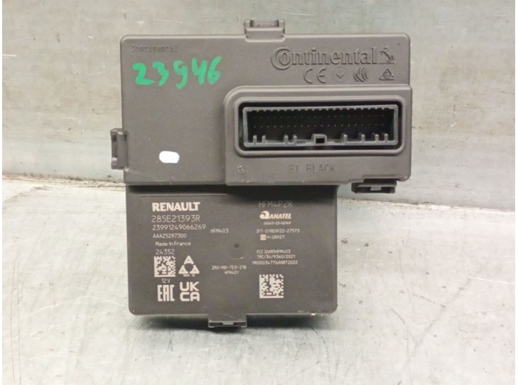 Recambio de modulo electronico para renault 5 e-tech electric p01 /rbe / a1bea1a50000 referencia OEM IAM 285E21393R  