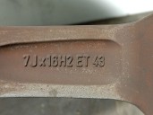 Recambio de llanta para seat ibiza iv (6j5, 6p1) 1.0 tsi referencia OEM IAM 6P0601025D R167JX16H2ET43 