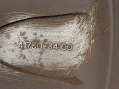 Recambio de llanta para ssangyong korando (ck) 2.0 e-xdi referencia OEM IAM 4173034100 R17X6.5JET43 