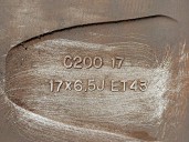 Recambio de llanta para ssangyong korando (ck) 2.0 e-xdi referencia OEM IAM 4173034100 R17X6.5JET43 