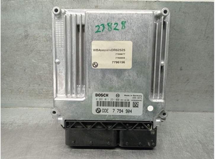 Recambio de centralita motor uce para bmw 7 (e65, e66, e67) 730 d referencia OEM IAM 7794904 0281011231