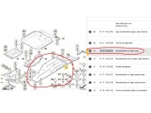 Recambio de cubrecarter para bmw 7 (e65, e66, e67) 730 d referencia OEM IAM 51717020533 51717020533 