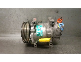 Recambio de compresor aire acondicionado para peugeot 206 berlina 1.4 hdi referencia OEM IAM 6453LF 6453LF SD6V12 SANDEN