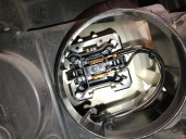 Recambio de faro izquierdo para renault clio iii 1.5 dci diesel referencia OEM IAM 7701072004 7701070489 