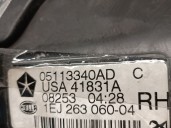 Recambio de faro derecho para chrysler grand voyager v (rt) 2.8 crd referencia OEM IAM 5113340AD 5113340AD 