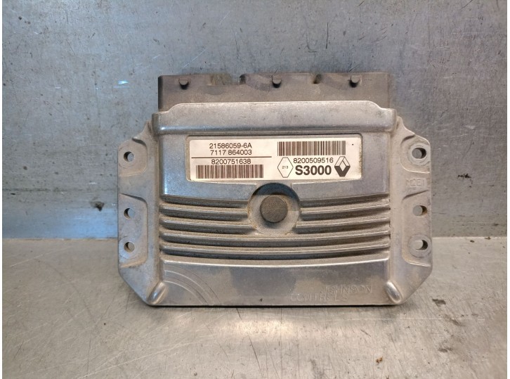 Recambio de centralita motor uce para renault megane ii berlina 5p 1.6 16v referencia OEM IAM 8200509516 215860596A JOHNSON CON