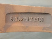 Recambio de llanta para seat ibiza iv sc (6j1, 6p5) 1.6 tdi referencia OEM IAM 6J0601025K R156.0JX15H2ET38 