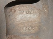 Recambio de llanta para ssangyong rexton / rexton ii (gab_) 2.7 xdi 4x4 referencia OEM IAM 4173008D00 R16X7JET43 